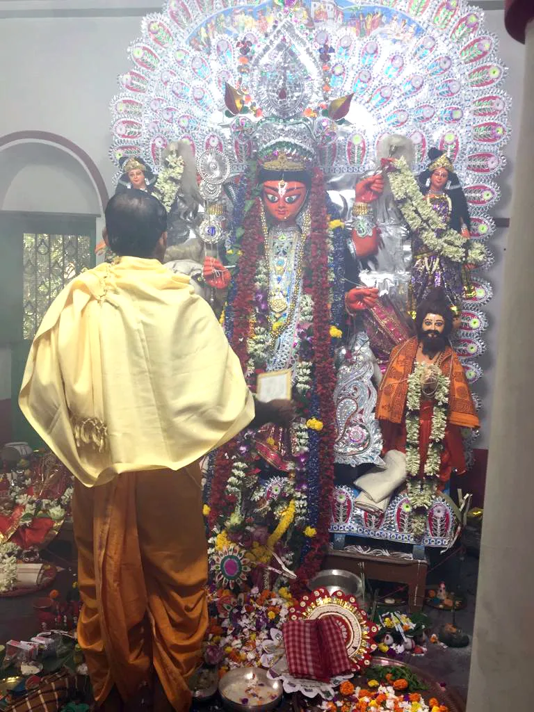 Durga Puja at Tosh Family