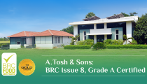 A.Tosh & Sons: BRC Issue 8, Grade A Certified